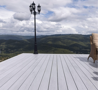 Revêtement de terrasse de marque Demax Panneau en bois composite en plastique de coextrusion pour l'extérieur