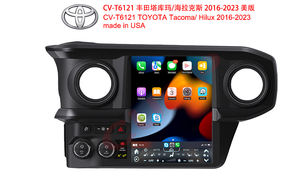 Reproductor Multimedia de Radio para coche con pantalla Android Carplay Tesla de 12,1 pulgadas para <span class=keywords><strong>TOYOTA</strong></span> Tacoma/ <span class=keywords><strong>Hilux</strong></span> 2016-2023 fabricado en EE. UU. - Product Image 2