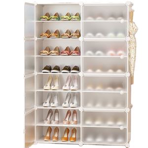 Meubles modernes de salon Oem étagère de rangement pour <span class=keywords><strong>chaussures</strong></span> en tissu support de <span class=keywords><strong>chaussures</strong></span> de haute qualité étagère à <span class=keywords><strong>chaussures</strong></span> pliable garde-robe de bébé en plastique - Product Image 2