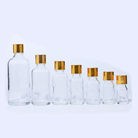 Bouteilles en verre ambré pour huiles essentielles de 5 ml, 15 ml, 20 ml, 30 ml, 50 ml, 100 ml avec insert réducteur d'orifice et bouchon inviolable
