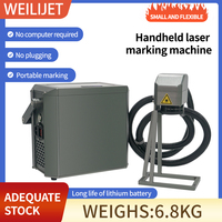 Machine de codage de date d'expiration portable 20W Marqueur laser Machine de marquage laser à fibre Source laser cohérente pulsée