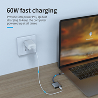 2-in-1 Typ-C Kopfhöreranschluss-Adapter USB-C Audio-Adapter 60W Schnellladung Splitter für iPhone15 Samsung LG Sony iPad
