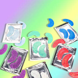 プライベートラベルピンクゴールドコラージュアイパッドしわを減らす細い線保湿クールアンダーアイパッチ - Product Image 3