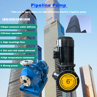 Pompe de circulation silencieuse pour pipeline, pompe centrifuge en ligne antirouille pour le transport d'eau domestique et de liquides industriels