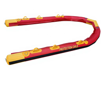 Ponton gonflable commercial en PVC pour jet ski avec kit de protection de bordure, bouée de sécurité et valve sécurisée