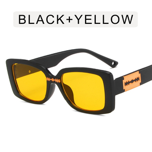 YD170 INS-gafas de sol cuadradas reflectantes para hombre y mujer, lentes con marco de PC, a la moda, para playa y aire acondicionado, baratas - Product Image 6