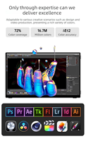 Moniteur portable 15,6 pouces IPS avec batterie intégrée, 4K (3840*2160), 300 cd/m², 100% SRGB, tactile