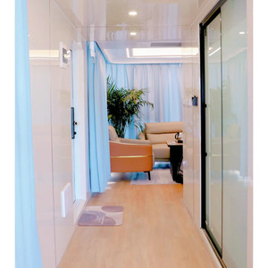 Nhà <span class=keywords><strong>container</strong></span> đúc sẵn phong cách thiết kế Trung Quốc cho gia đình Cabin ngủ khách sạn không gian thương mại được sản xuất bởi các chuyên gia - Product Image 4