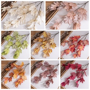 ต้นเมเปิ้ลประดิษฐ์ ใบไม้ผ้าไหม ขนาด 30 ซม.-100 ซม. ของตกแต่งบ้าน อุปกรณ์ประกอบฉากถ่ายภาพกลางแจ้ง - Product Image 2