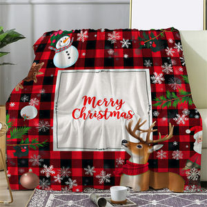 Manta de flanela de fábrica diseño personalizado manta de poliéster tirar mantas de sofá cama para viajes de oficina en el hogar - Product Image 3