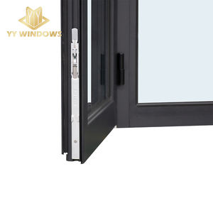 ประตูภายในฉนวนกันความร้อนมาตรฐาน NFRC ประตูภายในกันเสียง ประตูบานเปิดอะลูมิเนียม - Product Image 6