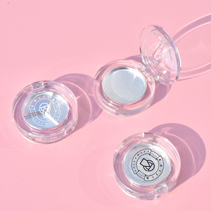Vòng Mini Cao Trong Suốt Highlighter Bột Eyeshadow Hộp Vòng Blush Bao Bì Rỗng Nhỏ Gọn Bột Trường Hợp Với Thiếc Chảo - Product Image 1