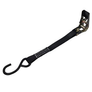 공장 6m 검은 오토바이 고정 래칫 벨트 S 후크 25mm <span class=keywords><strong>500kg</strong></span> 리프팅 용량 폴리에스터 화물 스트랩 - Product Image 4
