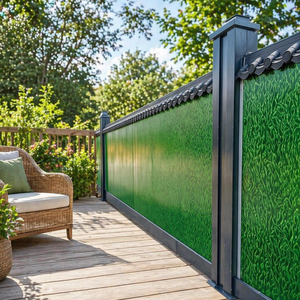 <span class=keywords><strong>Clôture</strong></span> de chantier temporaire en acier coloré à motif herbe, panneau sandwich en mousse, <span class=keywords><strong>anti</strong></span>-<span class=keywords><strong>bruit</strong></span>, 2m x 3m ANTON - Product Image 1