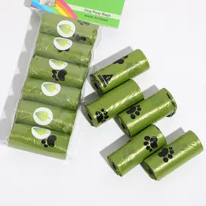 Guaranteed Leak-proof Extra Thick and Strong Eco-Friendly Garbage Bag Biodegradable dog poop bags