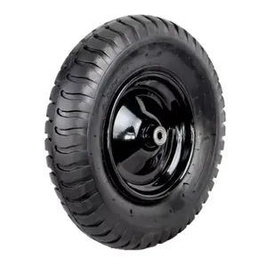 Günstige Großhandel Hochwertige Mehrzweck-Pneumatik-Gummireifen Rad Schubkarre 16 Zoll 4, 00-8 Pferdewagen pneumatisches Rad - Product Image 5