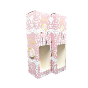 Tùy chỉnh bóng cán vàng dập nóng logo chết cắt cửa sổ hiển thị Hộp Mỹ phẩm bán lẻ hộp đóng gói với giá rẻ - Product Image 1