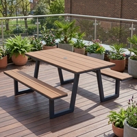 Banc de jardin extérieur moderne avec jardinière intégrée, banc long pour parc commercial, chaise avec pot de fleurs