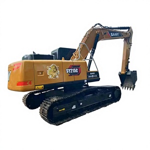 Excavadora de cadenas SY215C de 21.5 toneladas con motor, bomba y motorreductor, capacidad de cazo de 1.2m, alta eficiencia, 1 año de garantía, recién llegada. - Product Image 1
