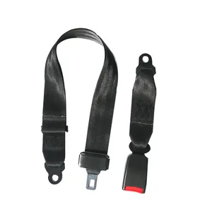 Factory Supply High quality 2 point black school bus safety seat belt bus seat belts 2 point elr seat belt