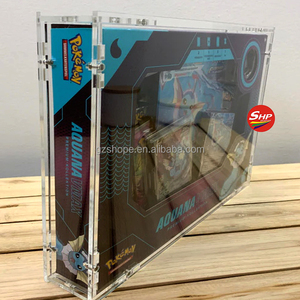 Vente en gros d'usine SHP avec couvercle magnétique acrylique pour Pokémon TCG: <span class=keywords><strong>VMAX</strong></span> Dragons Premium Collection Box Acrylique Display Protect Case - Product Image 4