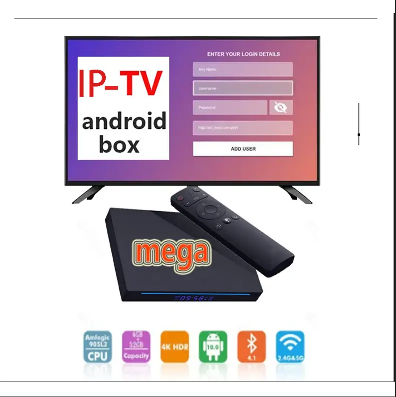 T Free Test Trex IP TV set-top box Support M3U IP TV subscription 12 months mega crystal ott Support IP TV Reseller Panel