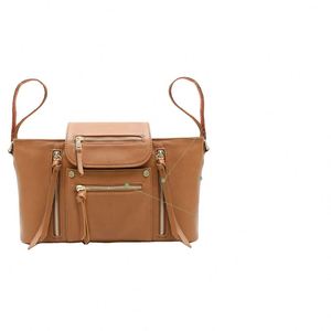 Sac de rangement pour couches de bébé, fabriqué en usine BSCI, avec sangles réglables, logo personnalisé, luxe, portable, en nylon PU, universel, pour maman, organisateur de poussette - Product Image 4