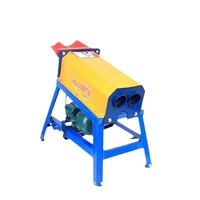Batteuse à maïs électrique 220V fournie par le fabricant Nouveau type d'épaississeur à double baril avec moteur à noyau Nouveau décortiqueur de maïs