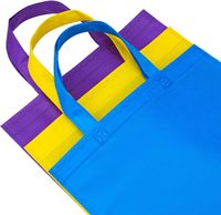 Barato fiesta de cumpleaños regalo caramelo Halloween reutilizable niños Tote pequeño Color no tejido bolsa lista de precios