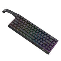 Clavier mécanique ONIKUMA MT603 tri-mode, 68 touches, échangeables à chaud, sans fil 2,4 GHz, USB-C, clavier de jeu ARGB
