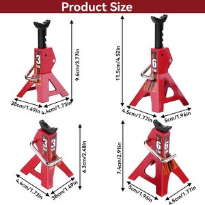 Supports de levage métalliques réglables pour RC - Compatibles avec les crawlers à l'échelle 1/<span class=keywords><strong>8</strong></span>, 1/10, 1/12 (pour TRX-4, Axial SCX10, Tamiya CC01) - Product Image 5