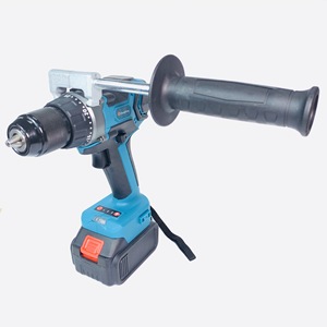 Taladro percutor inalámbrico de 20V de alta potencia con batería de litio, taladro manual recargable de 13 mm con alto torque y función de destornillador. - Product Image 3