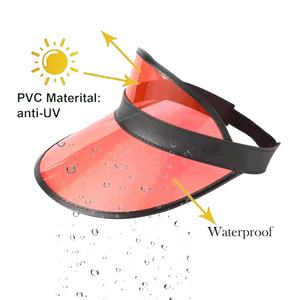หมวกบังแดดพลาสติกสีสันสดใสแบบย้อนยุคสำหรับผู้หญิงหมวกกอล์ฟสำหรับนักท่องเที่ยวบิงโกคาสิโน - Product Image 2