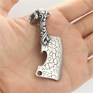 Colgante de cuchillo de acero inoxidable con cadena, colgantes temáticos para hombre, regalo, joyería de moda - Product Image 3