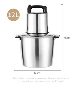 เครื่องตำเนื้อสเตนเลสสตีลขนาด 6L 8L 10L 12L สำหรับใช้ในครัวเรือน ขายส่งปี 2024 ยอดขายดีที่สุด เหมาะสำหรับทำฟูฟูกลางแจ้ง - Product Image 6