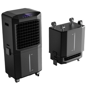 Climatisation évaporative <span class=keywords><strong>mobile</strong></span> portable de 32 L 90 cm, <span class=keywords><strong>climatiseur</strong></span> séparé détachable avec télécommande pour la pièce domestique - Product Image 5