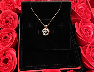 Caja de Regalo de Joyería de Doble Puerta con 16 Rosas, Roja, Azul, Rosa, para el Día de San Valentín, Empaque para <span class=keywords><strong>Collar</strong></span>, para Mamá, Novia - Product Image 6