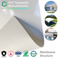 Lona Impermeable de PVC de Alta Calidad GAIA, 1100GSM, Personalizable, para Techos de Estacionamiento