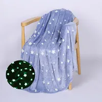 Lustiges leuchtende sterne decke weich und atmungsaktiv glühend im dunkeln decke sterne für bett und sofa