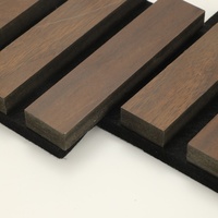 Panneaux muraux insonorisants pour la décoration intérieure du salon, placage de bois écologique, panneau d'isolation acoustique ignifuge