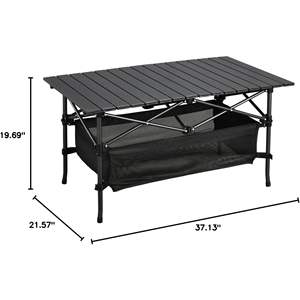 Mesa de Camping Plegable Ultraligera y Ultracompacta con Almacenamiento para Uso en Exteriores - Product Image 5