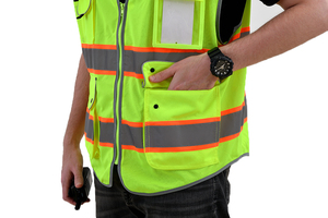 Tùy Chỉnh Logo Đa Túi Người Đàn Ông Của Phản Quang <span class=keywords><strong>Vest</strong></span> An Toàn An Ninh <span class=keywords><strong>Vest</strong></span> Đường Hi VIS <span class=keywords><strong>Vest</strong></span> - Product Image 4