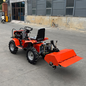 รถแทรกเตอร์การเกษตรขนาดเล็กอเนกประสงค์ 4x4 18 แรงม้า พร้อมเกียร์ 3 สปีด และระบบพรวนดินแบบโรตารี่ขับเคลื่อนด้วย PTO พร้อมปั๊ม - Product Image 1