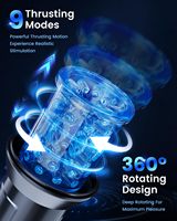 Machine sexuelle électrique à commande par application mains libres, stimulateur de pénis, jouets pour adultes, masturbateur masculin automatique vibrant, rotatif et pénétrant
