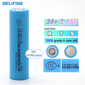 BateríAs De Litio del Ion De 3.7v 2600mah ICR18650 26V Litio Pueden para El Linterna / Bicicleta Eléctrica - Product Image 1