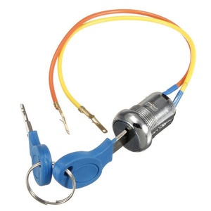 Verrouillage de commutateur de clé d'allumage bleu pour Mini <span class=keywords><strong>Moto</strong></span> Pocket Dirt Bike ATV cyclomoteur Go Kart Scooter Super Pocket Dirt Bike <span class=keywords><strong>Quad</strong></span> cyclomoteur Scooter - Product Image 1