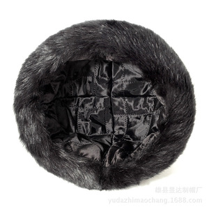 Yuda Winter Warm Hat For Men Black Imitation Mink Fur Ski Cap Keep Warm Outdoor Travel Adult Size One Size - Product Image 4