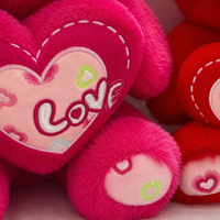 Ours en peluche rouge super doux, cadeau anti-stress pour la fête des mères, anniversaire, Saint-Valentin
