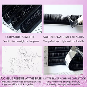 Aesphylash - Extensions de cils en cachemire en gros - Kits d'extensions de cils - Naturelles, douces, étiquette privée - Product Image 6