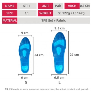 Nouvelles semelles intérieures en gel 2024 pour prévenir la douleur, protéger les pieds, les genoux et le bas du dos, favoriser la santé et le bien-être des pieds - Product Image 2